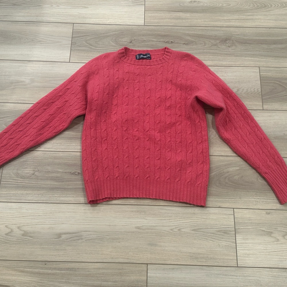 Drumohr 100% Cashmere Pink Sweater